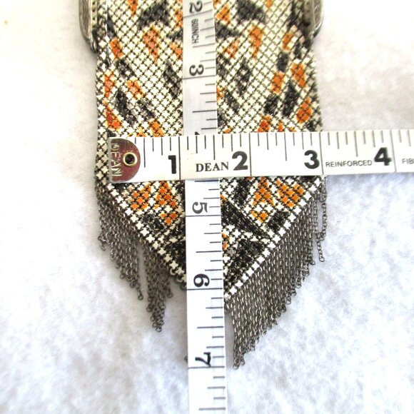 Antique Art Deco Mandalian Metal Mesh Purse - Picture 2 of 7